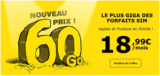 Forfait SIM La Poste Mobile