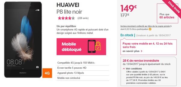 huaweip10lite-sosh-promo