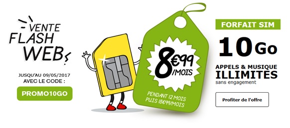 vente flash la poste mobile