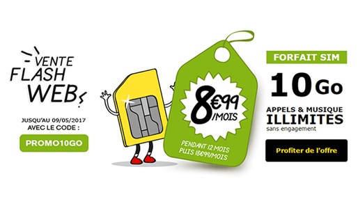 Vente flash La Poste Mobile