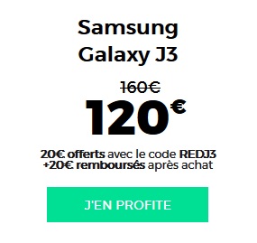 Samsung Galaxy J3 RED