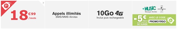 Forfait SIM 10Go