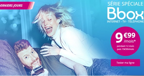 Dernières heures pour saisir la Bbox HD à 9.99 euros chez Bouygues Telecom