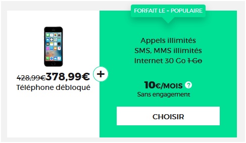 iphone se red by sfr