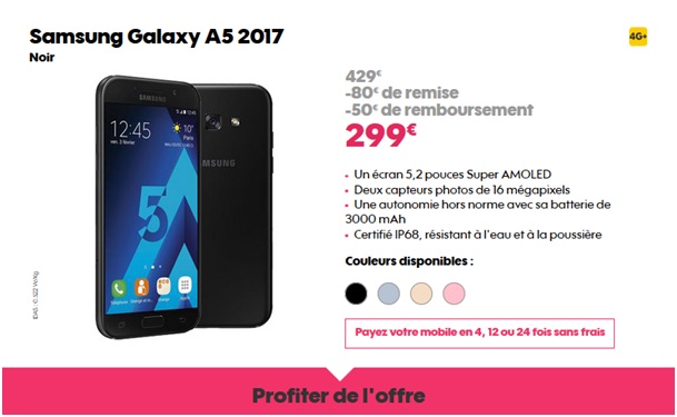 Samsung Galaxy A5 2017 SOSH