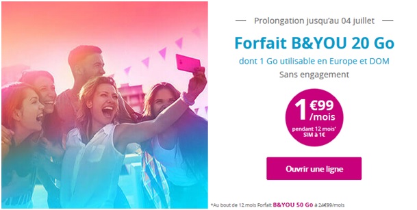 Série Spéciale B&YOU 20Go