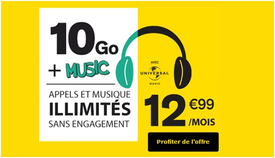 La poste mobile music sim 