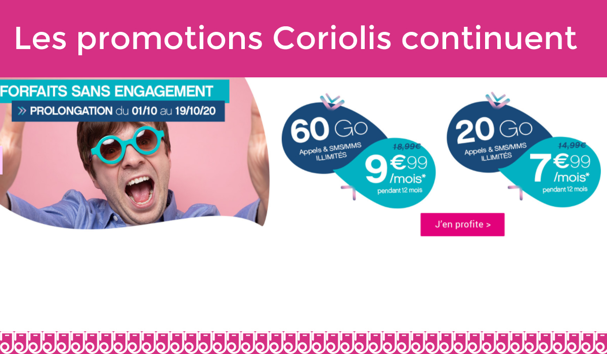 3 semaines de plus pour saisir les 2 promos Coriolis