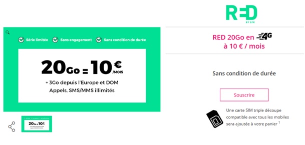 vente privée RED by SFR