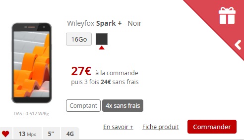 Wileyfox-spârk-prix-free