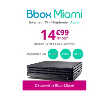 Bbox Miami Bouygues Telecom