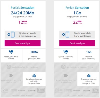 Sensation Bouygues Telecom