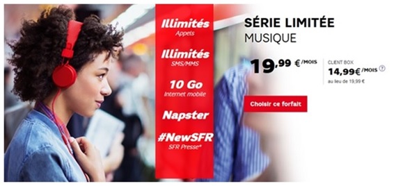 Série Limitée musique SFR