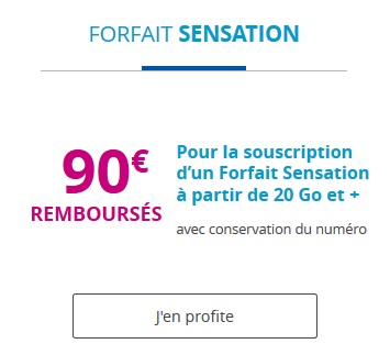 forfaits sensation