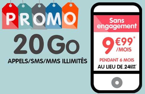 Dernière semaine pour souscrire au forfait WOOT 20Go à 9.99 euros chez NRJ Mobile