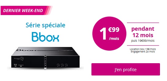 Offre Bbox Série Spéciale