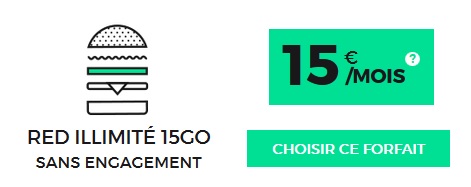 Forfait RED 15Go