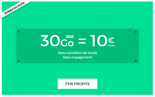 Forfait RED by SFR 30Go