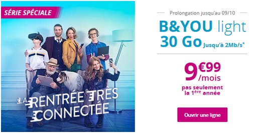 forfait B&YOU 30Go