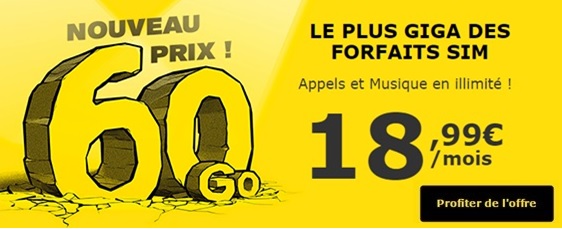 60Go la poste mobile