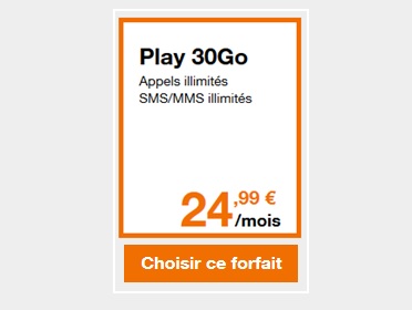forfaits play 30Go