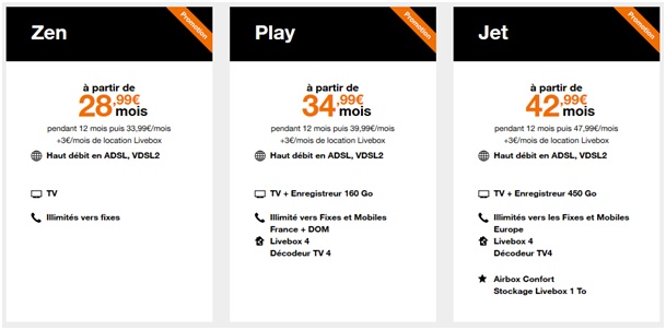 Offres livebox Orange