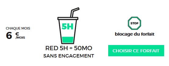 forfait RED