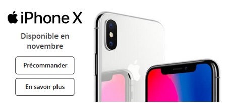iphone X Bouygues Telecom