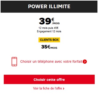 Forfaot Power illimité