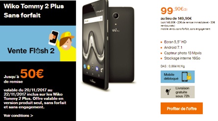 wiko-tommy2plus-venteflash-orange