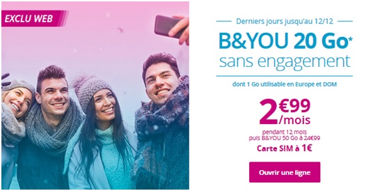 Série Spéciale B&YOU 20Go