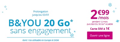 Série Spéciale B&YOU 20Go