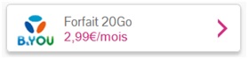 forfait b&you 20Go