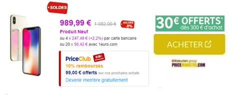 iphonex-priceminister-promo