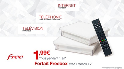 Vente privée Freebox Crystal