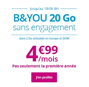 Forfait B&YOU de Bouygues Telecom