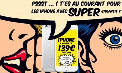 iPhone reconditionnes vente du diable