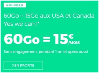 Forfait RED by SFR 60Go