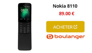 nokia 8110 boulanger