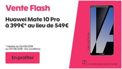 Vente flash Huawei Mate 10 Pro