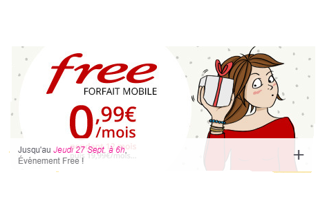 Prolongation de 48H de la vente privée Free Mobile à moins d'un euro 