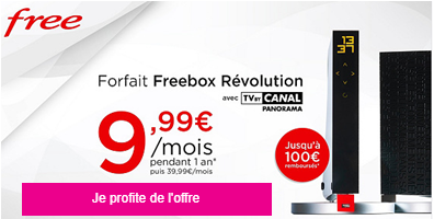 Freebox révolution en vente privée