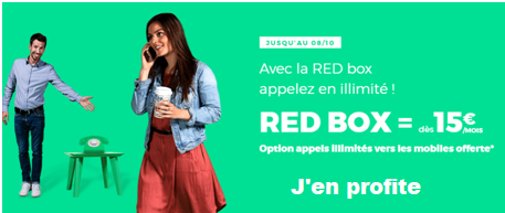 abonnement red box adsl à 15 euros