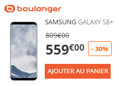 Galaxy S8+ Boulanger