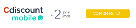 Forfait 200 mn Cdiscount Mobile