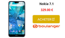 nokia 7.1 boulanger