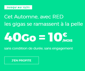 forfait40Go à 10€ RED by SFR