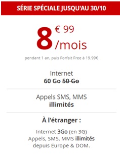 Série Spéciale 60Go Free Mobile