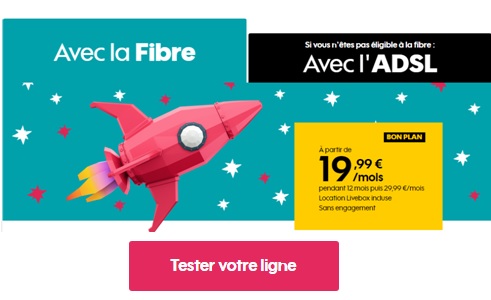 La Boîte SOSH Fibre Fibre à 19,99 euros en bon plan 