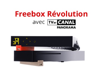 Freebox Révolution avec TV by Canal